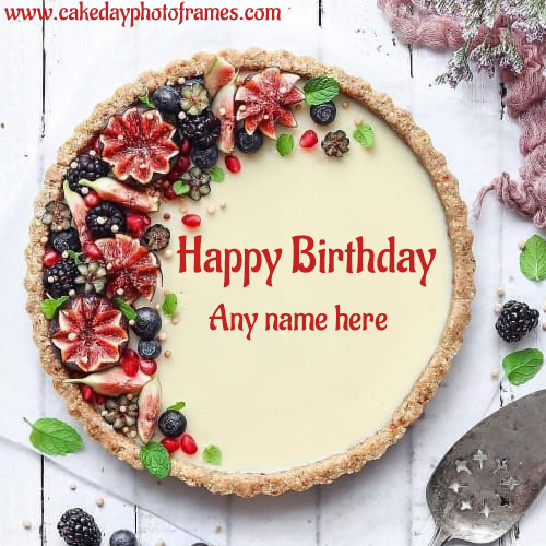 Beautiful Happy Birthday Cake with Name